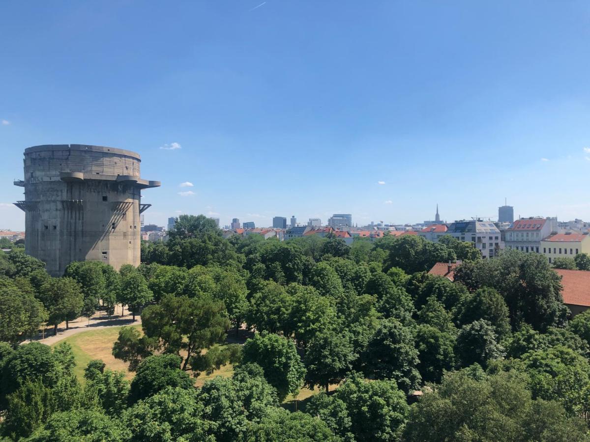 Апартаменти Augartenblick Penthauscombo 15/16 - Blick Zum Riesenrad Відень Екстер'єр фото